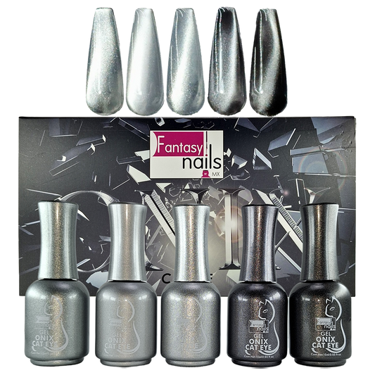 Coleccion Gel Onix Cat Eye Fantasy Nails