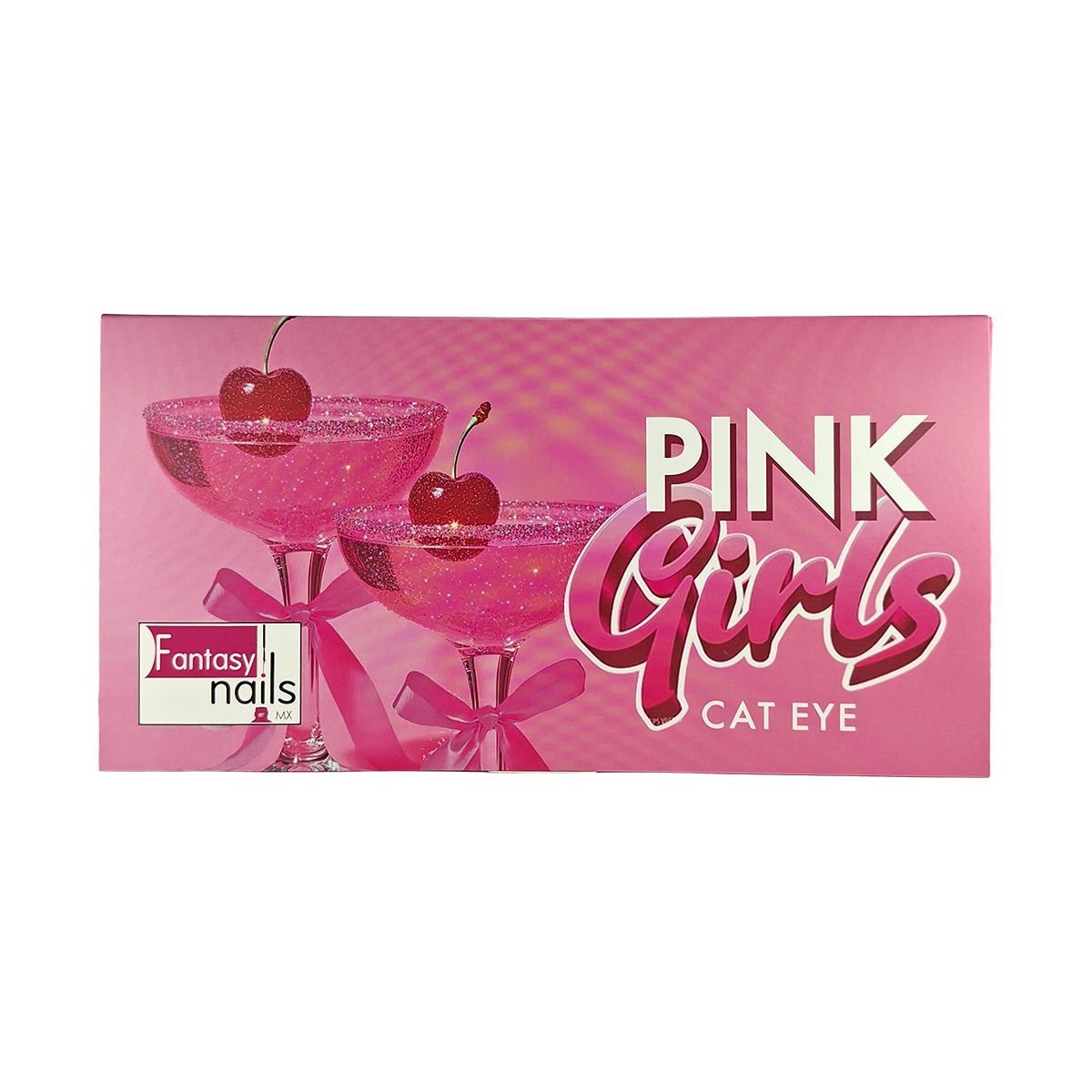 Coleccion Gel Pink Girls Cat Eye Fantasy Nails