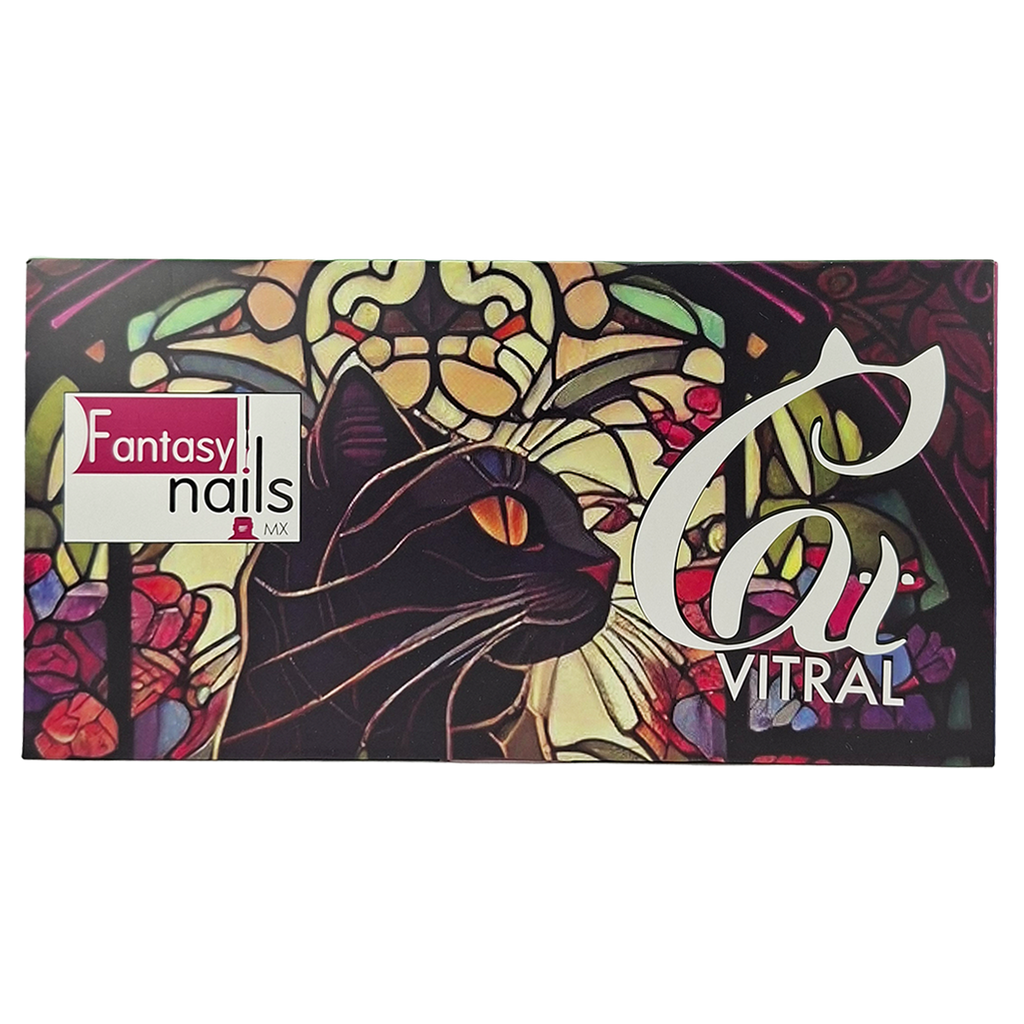 Coleccion Gel Cat Vitral  Fantasy Nails