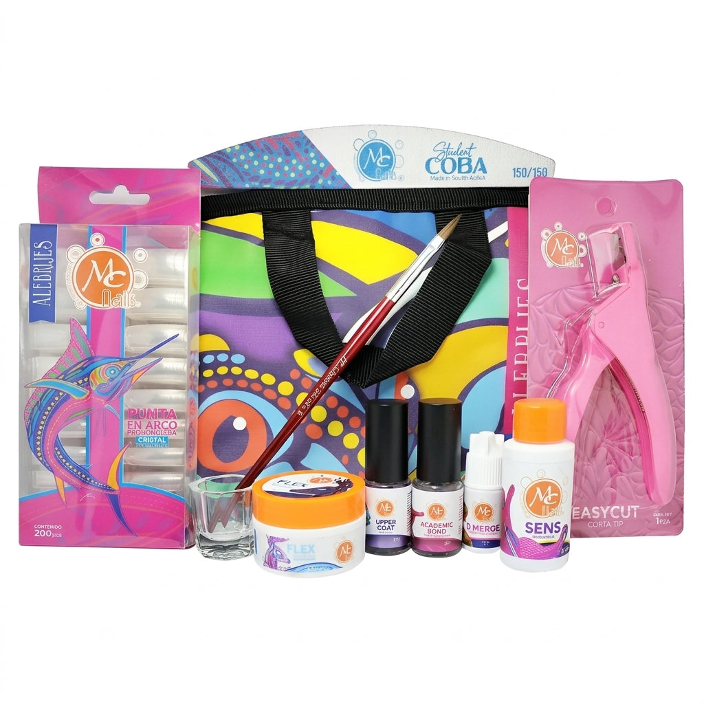 Kit School Para Uñas Acrílicas Principiantes Mc Nails