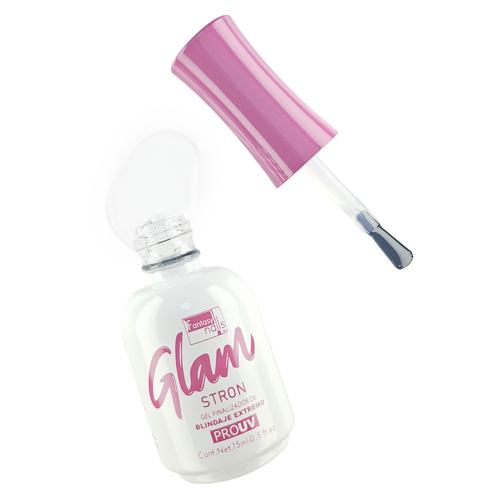 Top Coat Glam Strong Blindaje Extremo 15 Ml Fantasy Nails