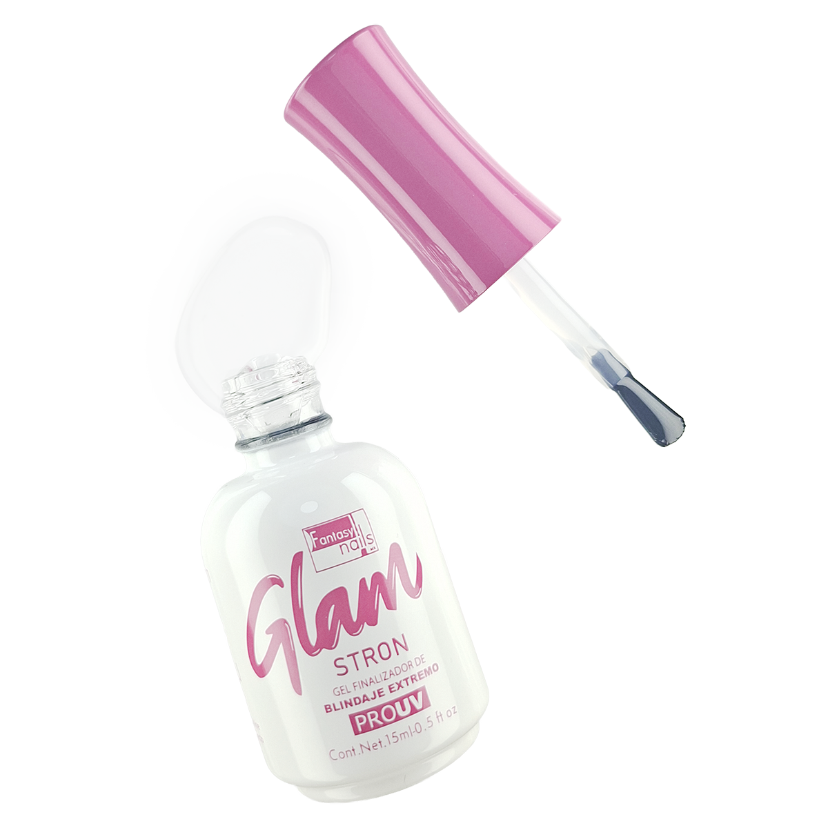Top Coat Glam Strong Blindaje Extremo 15 Ml Fantasy Nails