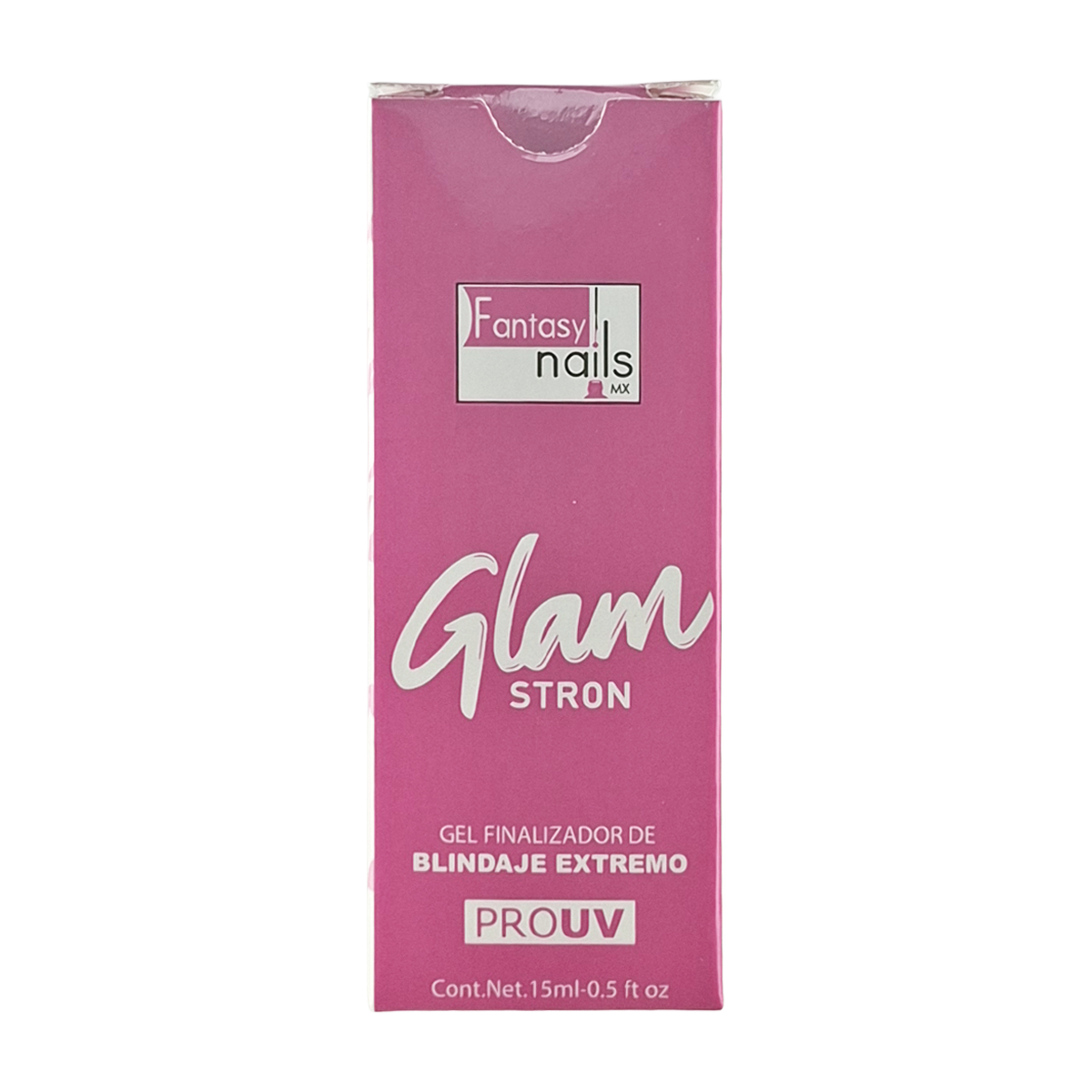 Top Coat Glam Strong Blindaje Extremo 15 Ml Fantasy Nails
