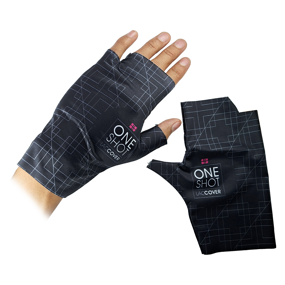 Guantes Negros Con Proteccion Uv One Shot