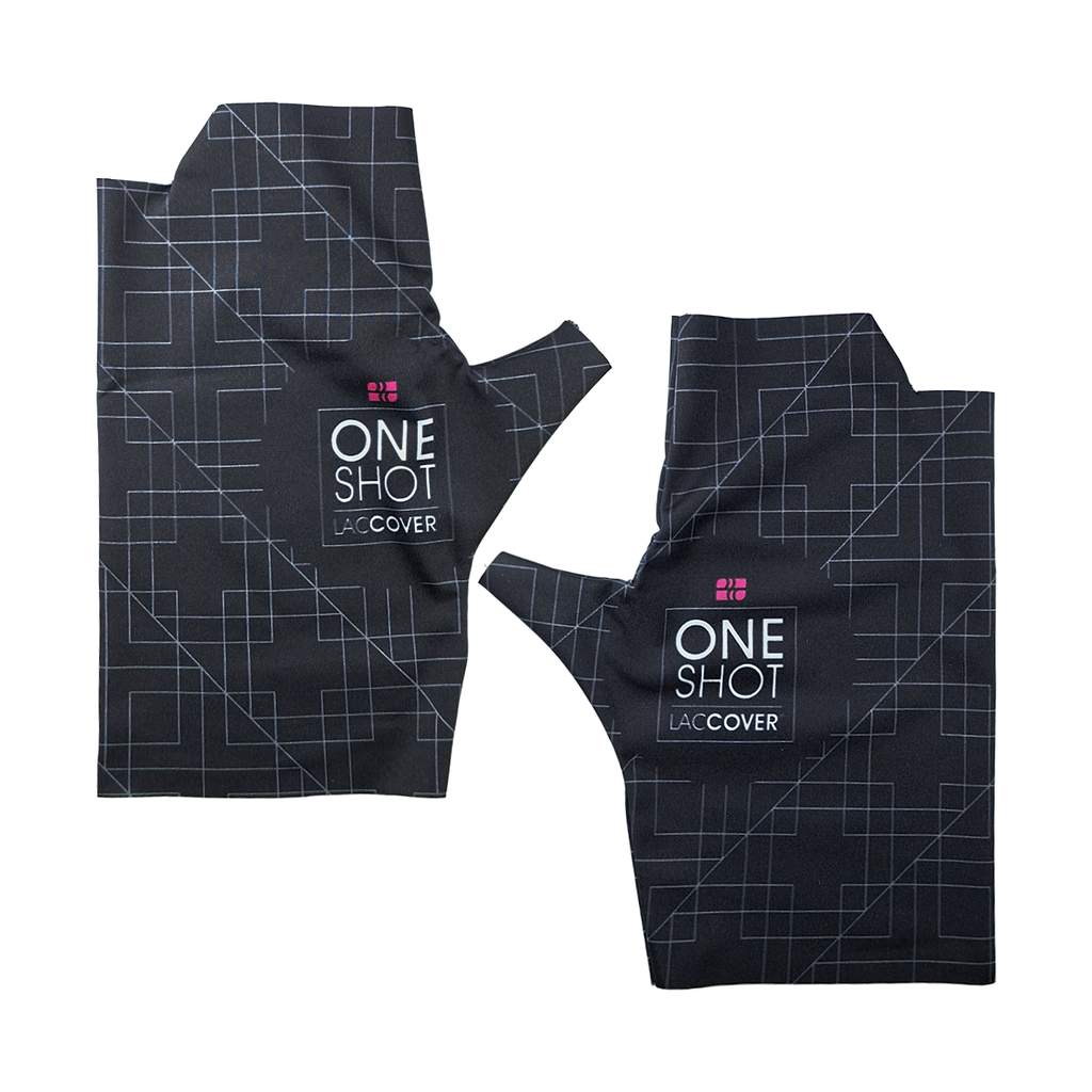 Guantes Negros Con Proteccion Uv One Shot