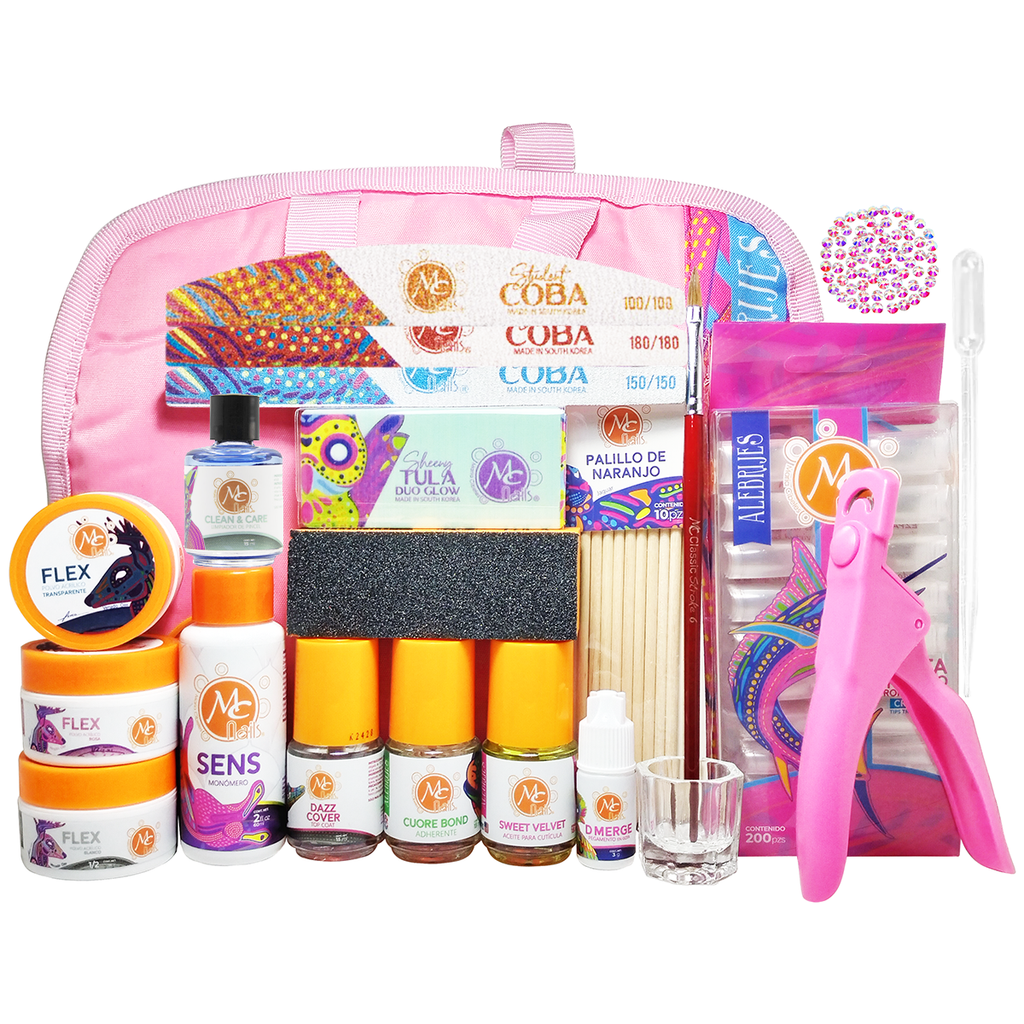 Practi Kit Acrílicos 21 Pzs + Regalo Mc Nails