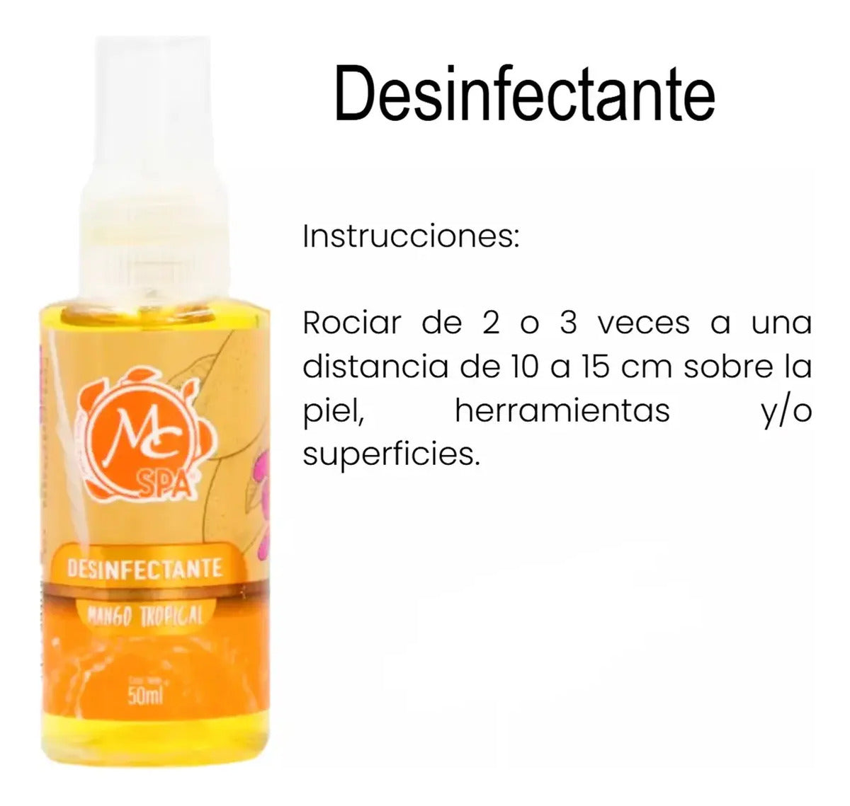 Kit Practi Spa Para Pedicure Y Manicure Mango Tropical 9 Pzs Mc Nails