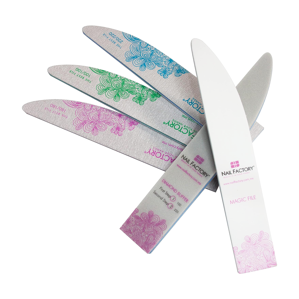 File Pack Limas 5 Pzs Nail Factory