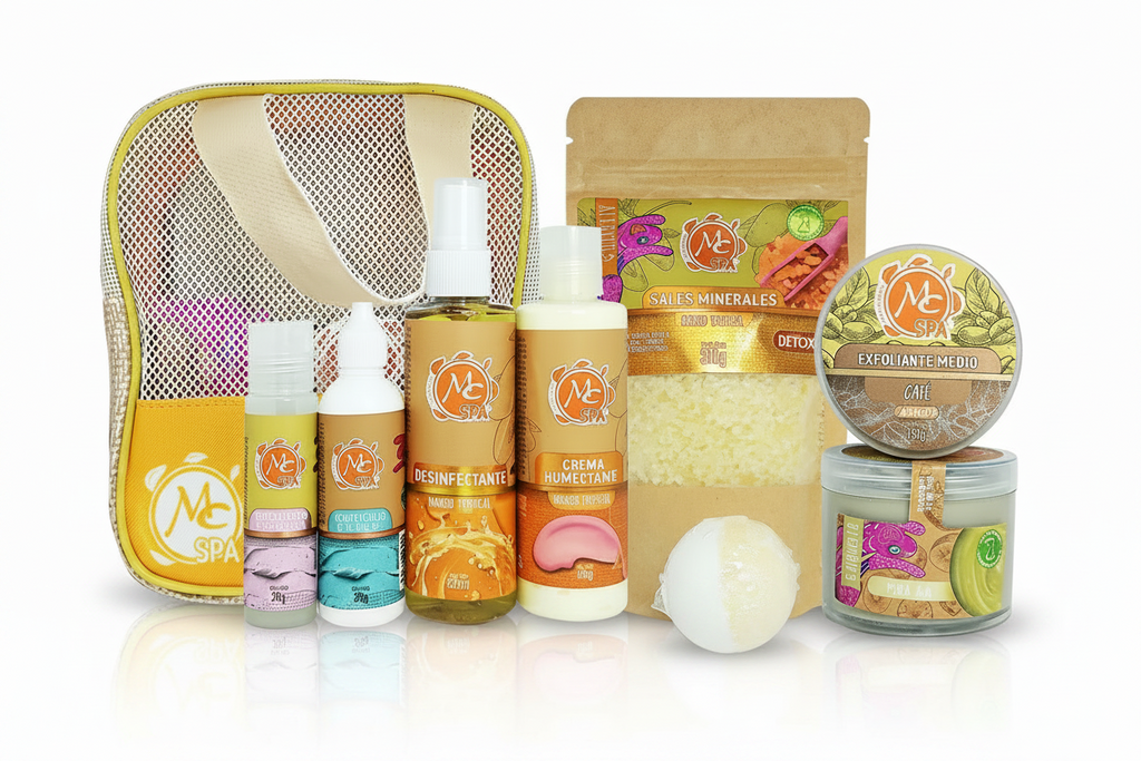 Kit Pro Spa Para Pedicure Y Manicure Mango Tropical 9 Pzs Mc Nails