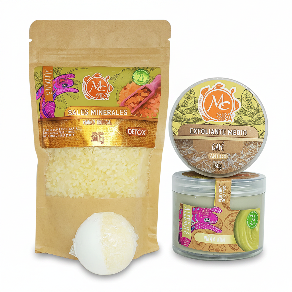 Kit Pro Spa Para Pedicure Y Manicure Mango Tropical 9 Pzs Mc Nails