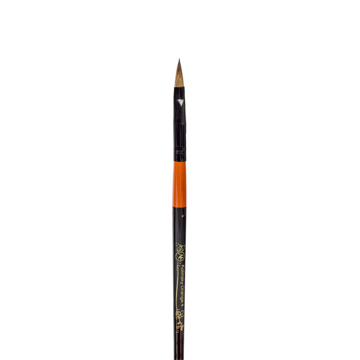 Pincel Kolinsky Orange #4 Para Uñas Acrílicas Mc Nails