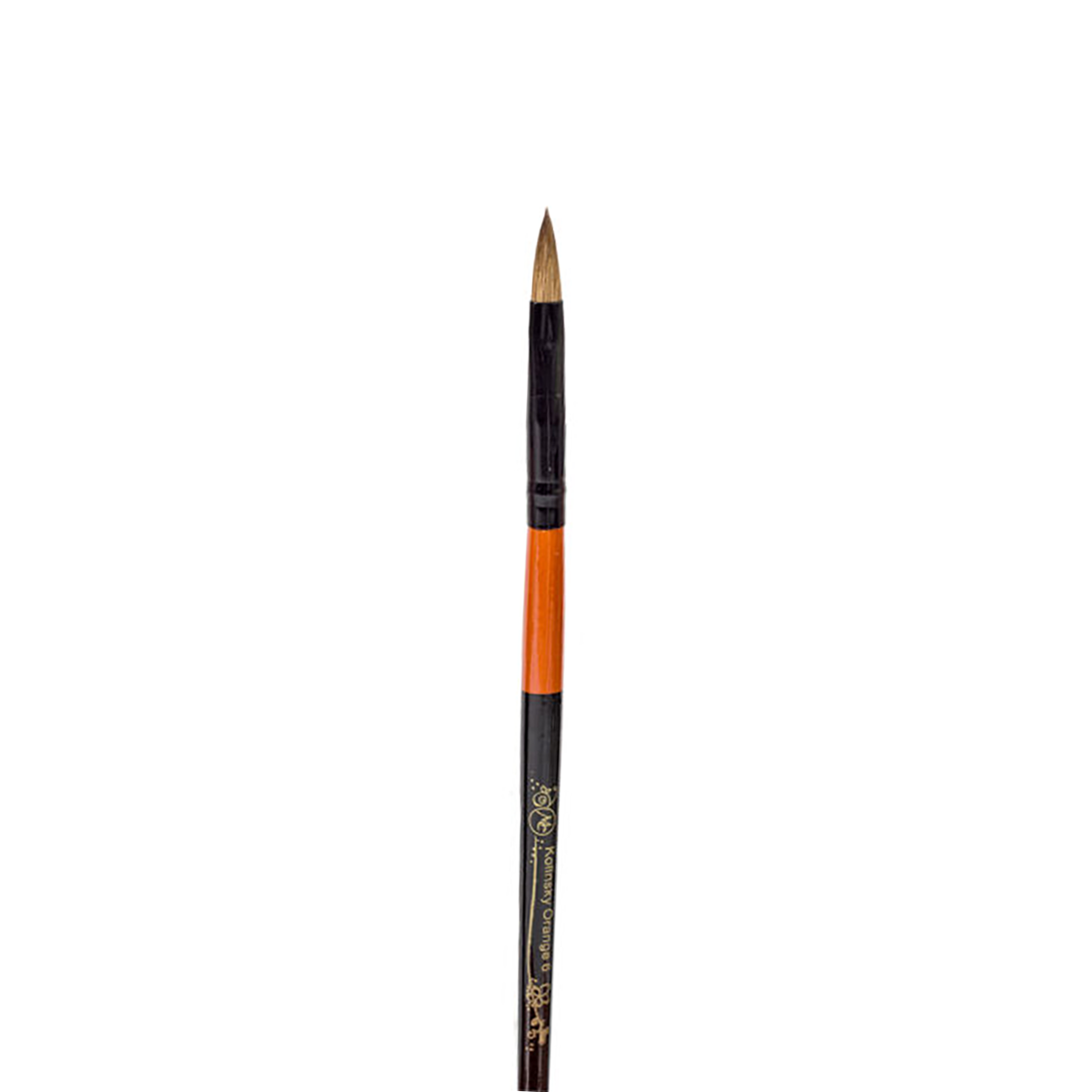 Pincel Kolinsky Orange #6 Para Uñas Acrílicas Mc Nails