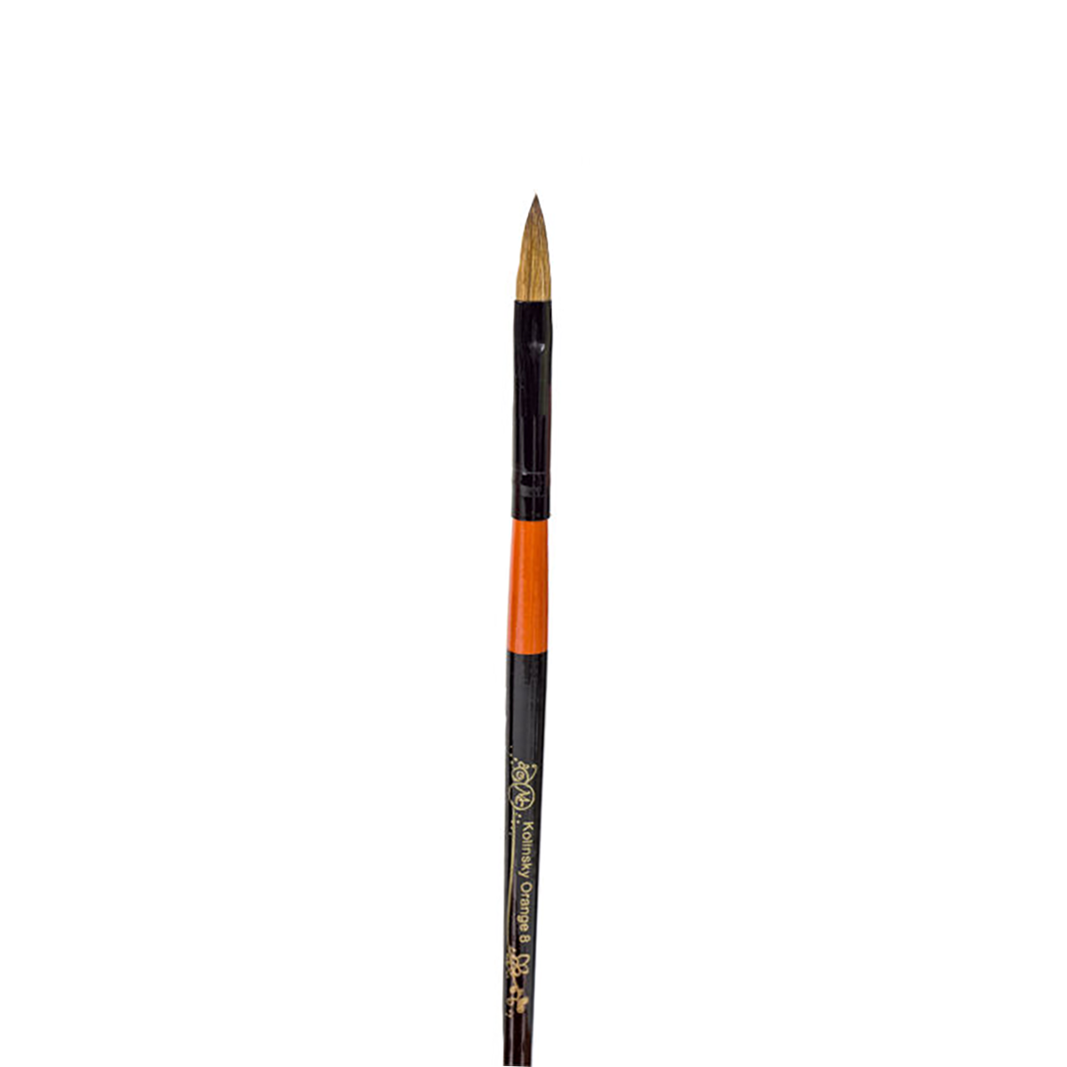 Pincel Kolinsky Orange #8 Para Uñas Acrílicas Mc Nails