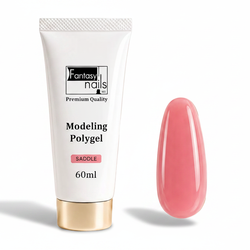 Modeling Polygel Saddle Fantasy Nails