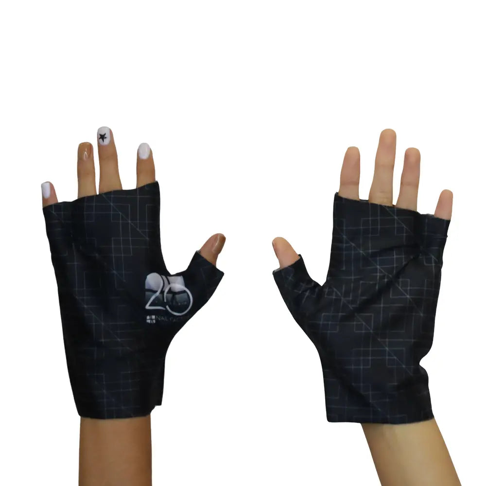 Guantes Negros Con Proteccion Uv One Shot