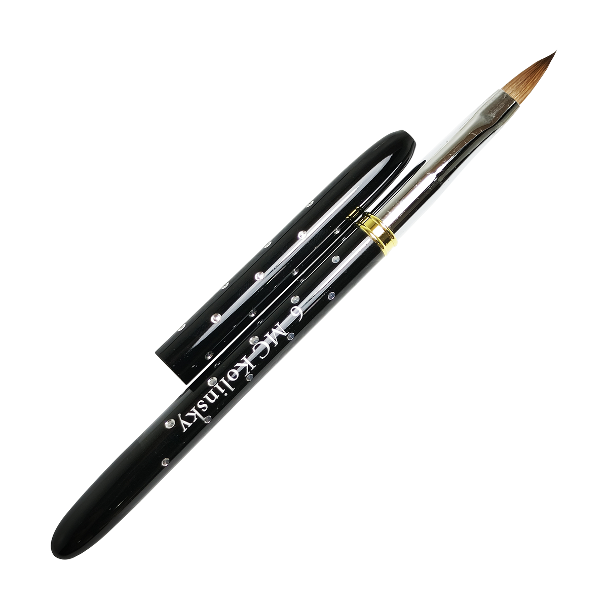 Pincel Kolinsky Black Rock #6 Para Uñas Acrílicas Mc Nails