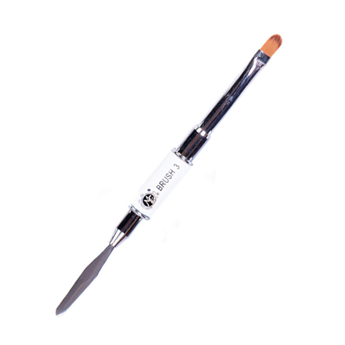 Pincel Para Gel Brush Con Espátula #3 Mc Nails