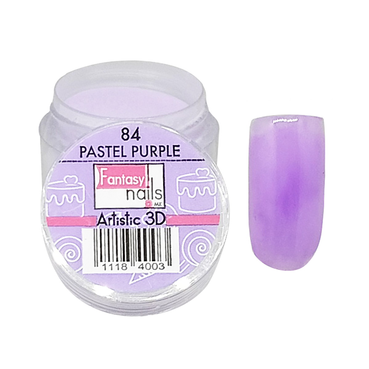 Acricolor Pastel Purple #84 Fantasy Nails