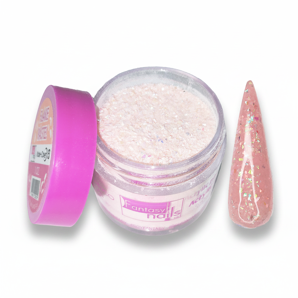 Acrilico Flake Pastel 1 Oz Fantasy Nails