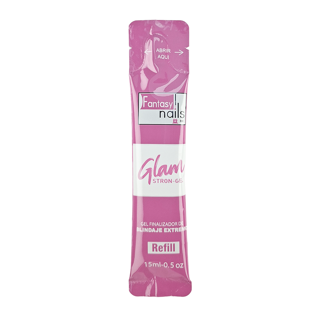 Refill Top Glam Stron Blindaje Extremo 15 Ml Fantasy Nails