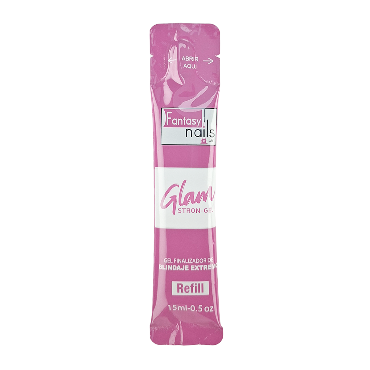 Refill Top Glam Stron Blindaje Extremo 15 Ml Fantasy Nails