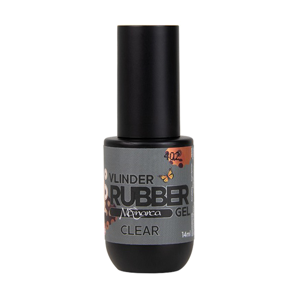 Rubber Gel Monarca Vlinder Clear 14 Ml Mc Nails