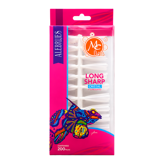 Tips Long Sharp Cristal 200 Pzs Mc Nails