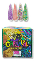 Coleccion Acrilicos  4 Pzs Carnaval Fantasy Nails