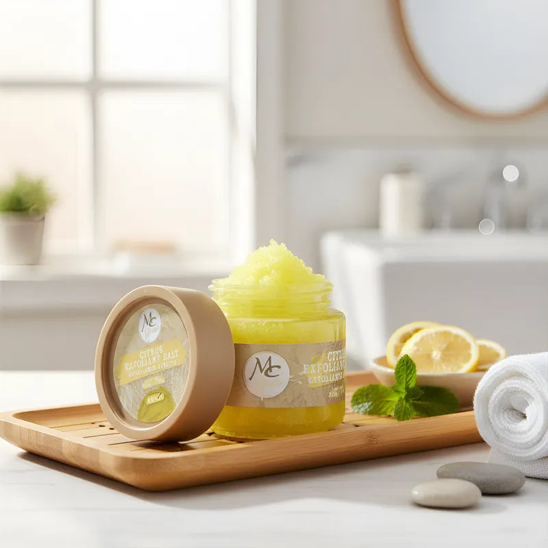 Exfoliante Scrub Facial Y Corporal Citrico Salt 220g Mc Nails
