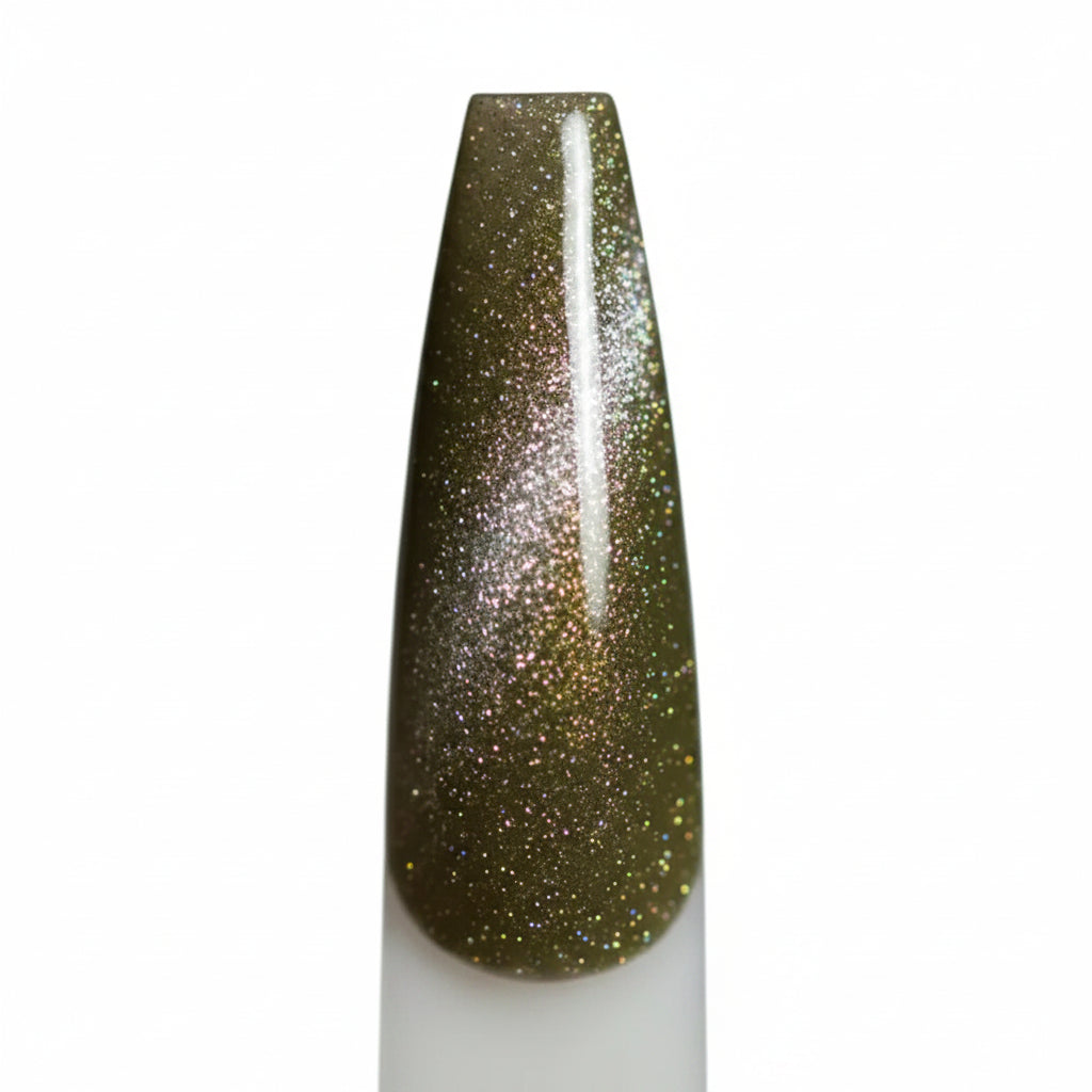 Gel Cat Opal Eye Olivo Fantasy Nails