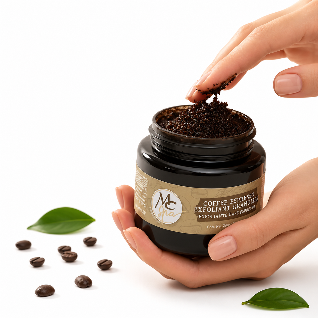 Exfoliante Scrub Facial Y Corporal Cafe Espresso 220g Mc Nails