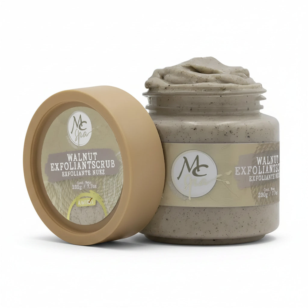 Exfoliante Scrub Facial Y Corporal Nuez Shell 220g Mc Nails