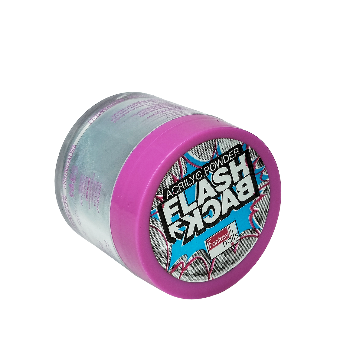 Acrilico Flash Back Azul Fantasy Nails
