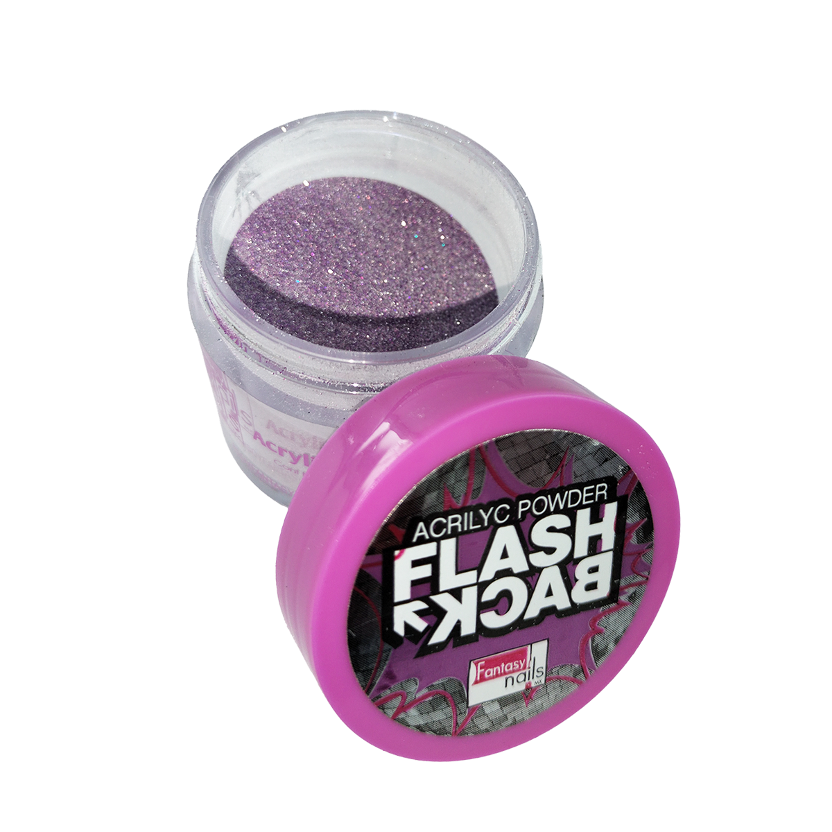 Acrilico Flash Back Morado Fantasy Nails