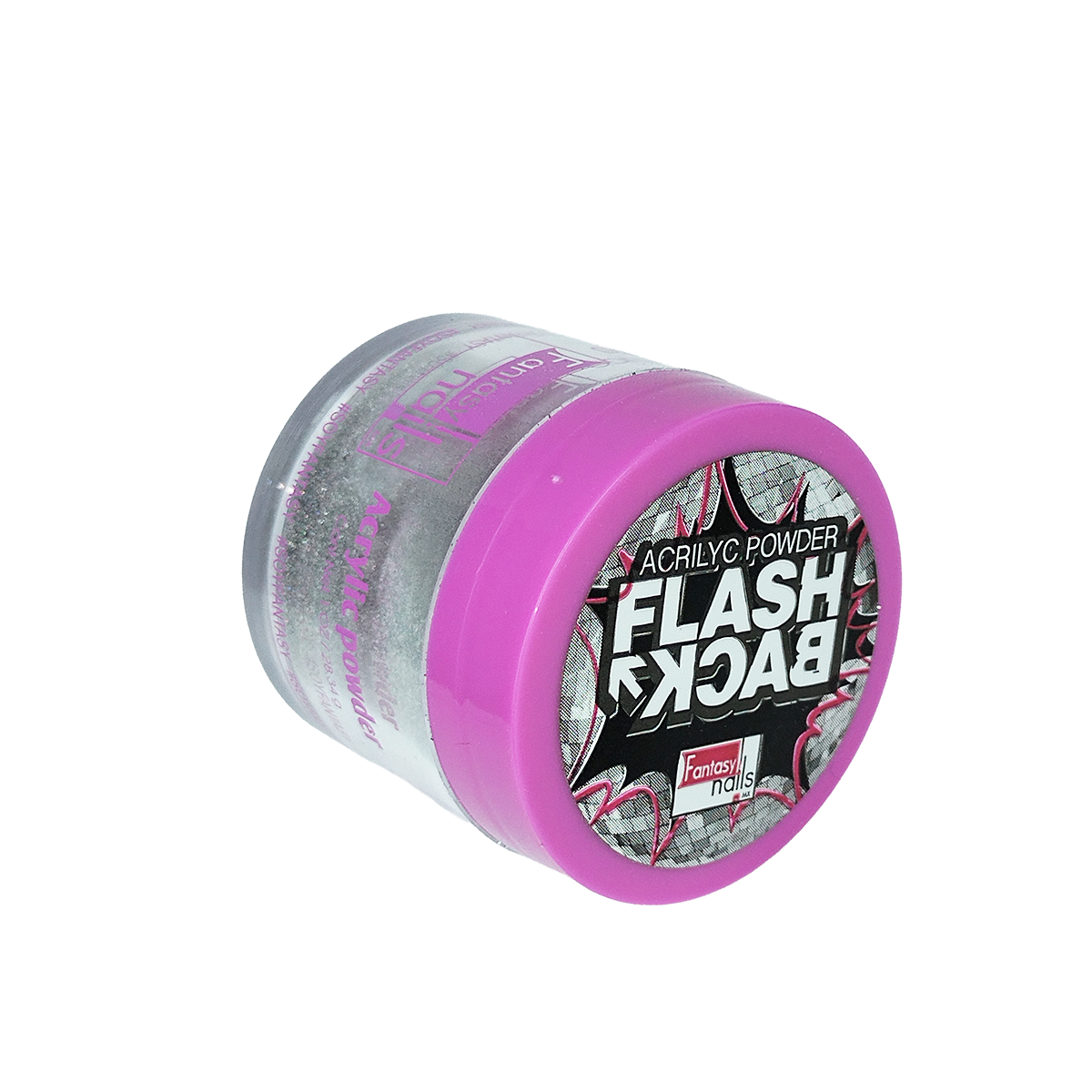 Acrilico Flash Back Negro Fantasy Nails