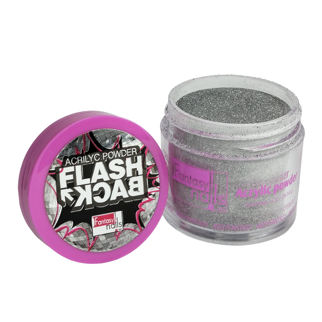 Acrilico Flash Back Negro Fantasy Nails