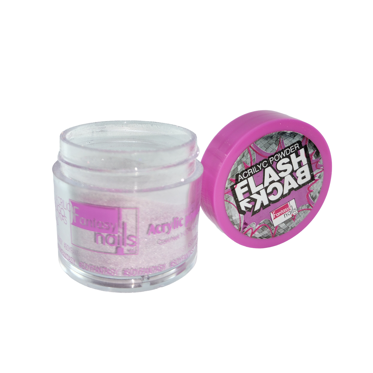 Acrilico Flash Back Rosa Fantasy Nails
