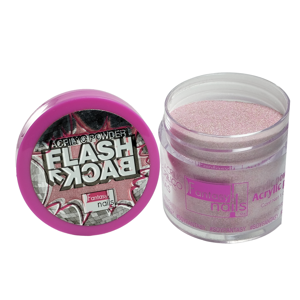 Acrilico Flash Back Rosa Fantasy Nails