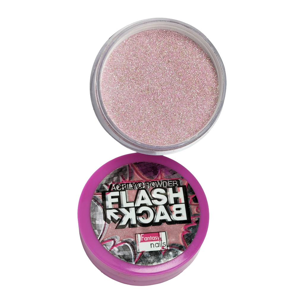 Acrilico Flash Back Rosa Fantasy Nails