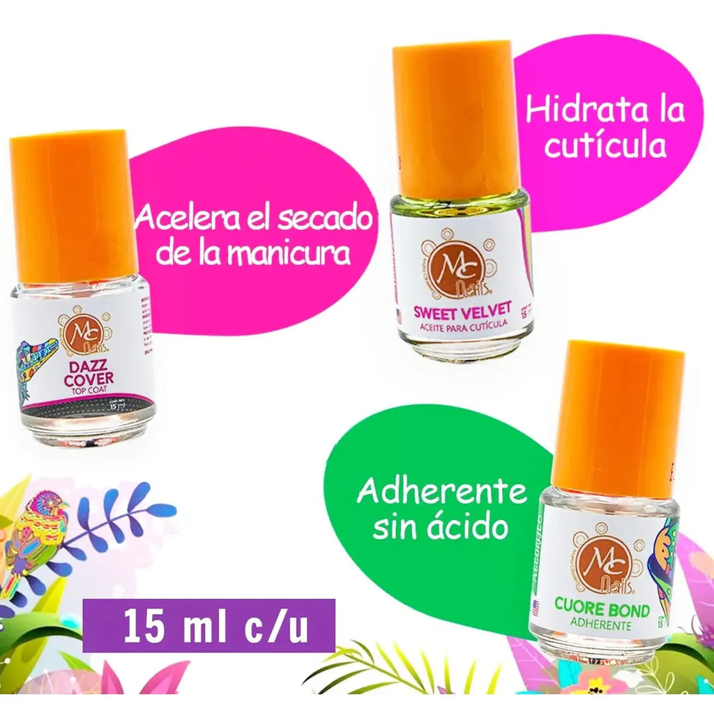 Practi Kit Acrílicos 21 Pzs + Regalo Mc Nails