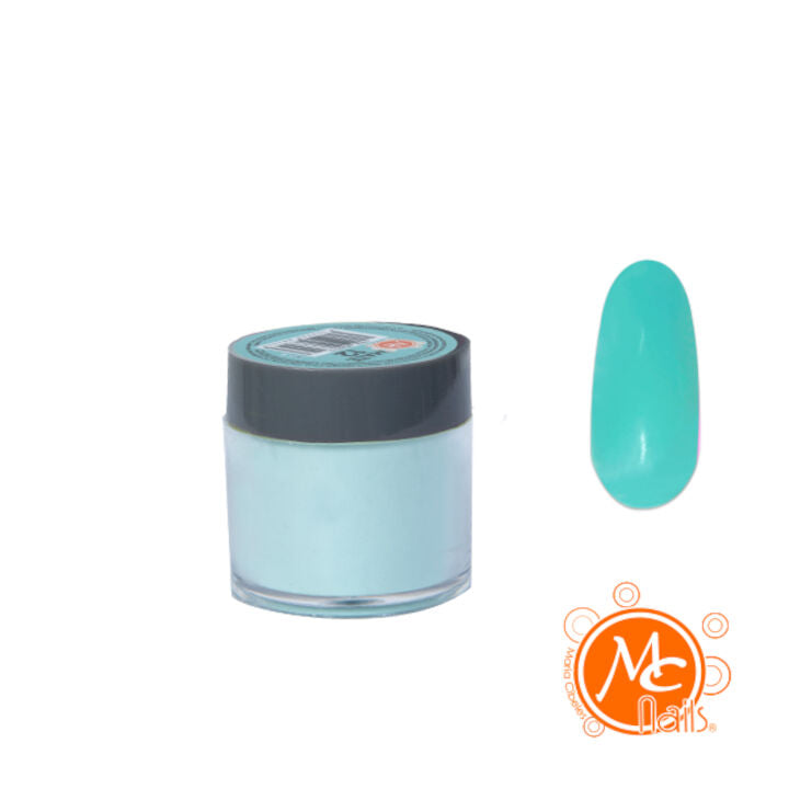 Polvo Acrílico Mate #12 Aquamarine Para Uñas 7 Gr Mc Nails