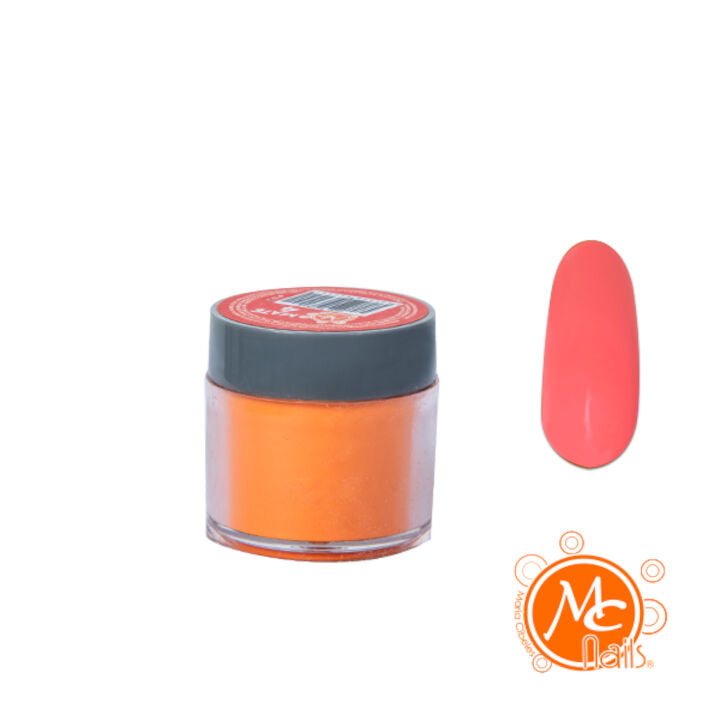 Polvo Acrílico Mate #4 Tangerine Para Uñas 7 Gr Mc Nails