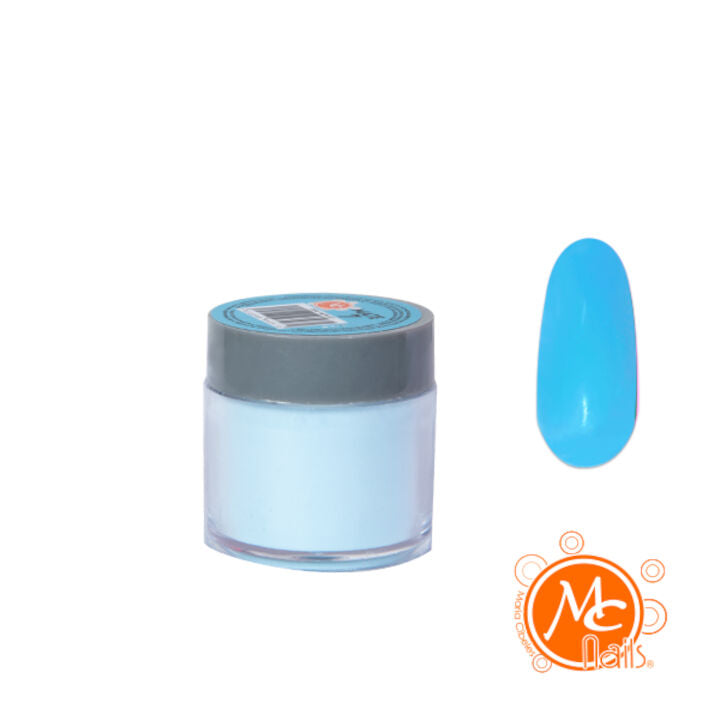 Polvo Acrílico Mate #7 Sky Blue Para Uñas 7 Gr Mc Nails